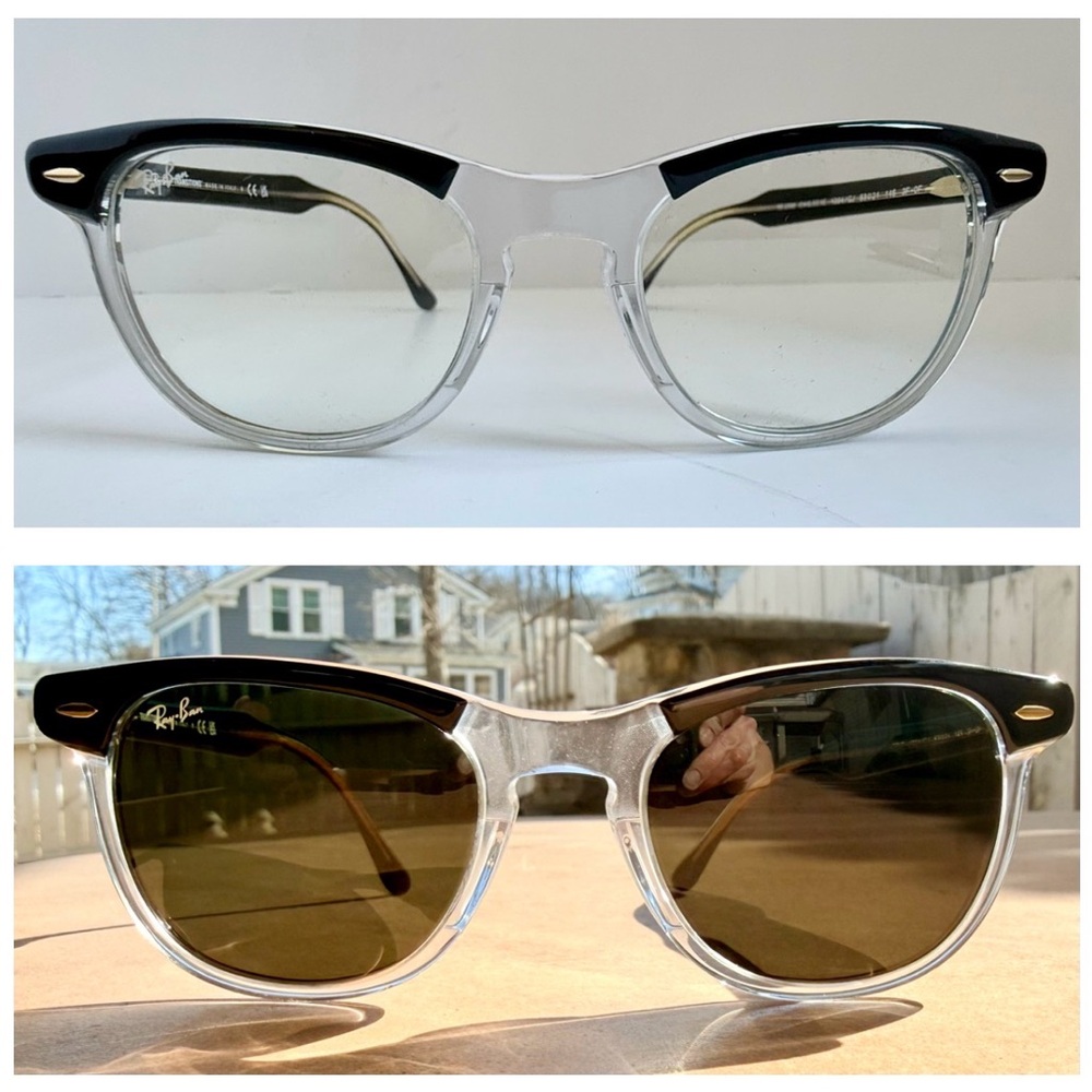 Ray-Ban EagleEye Eyeglasses w/ Transitions lenses. Non-prescription. Unisex.
